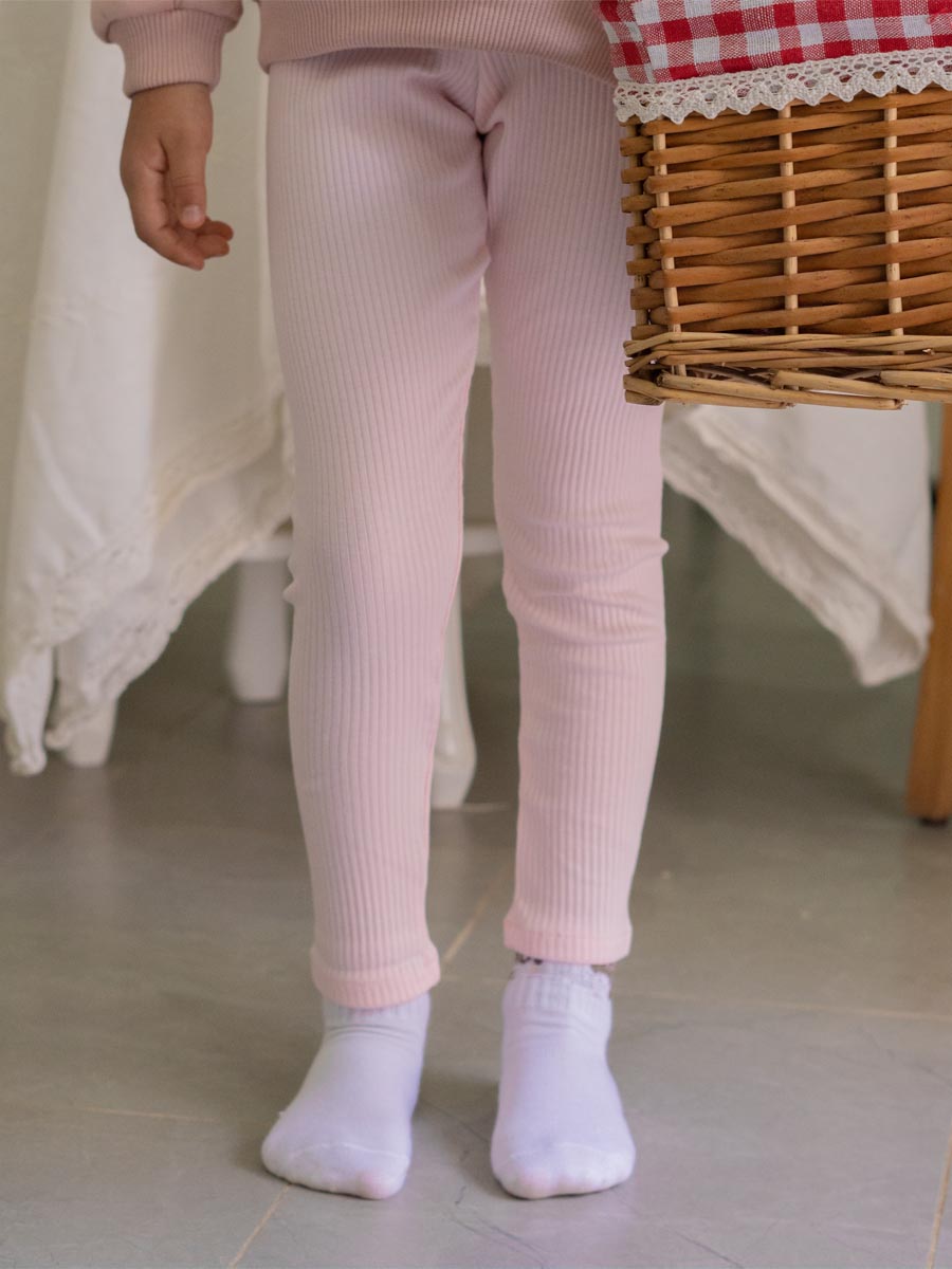 Legging Coton Rose