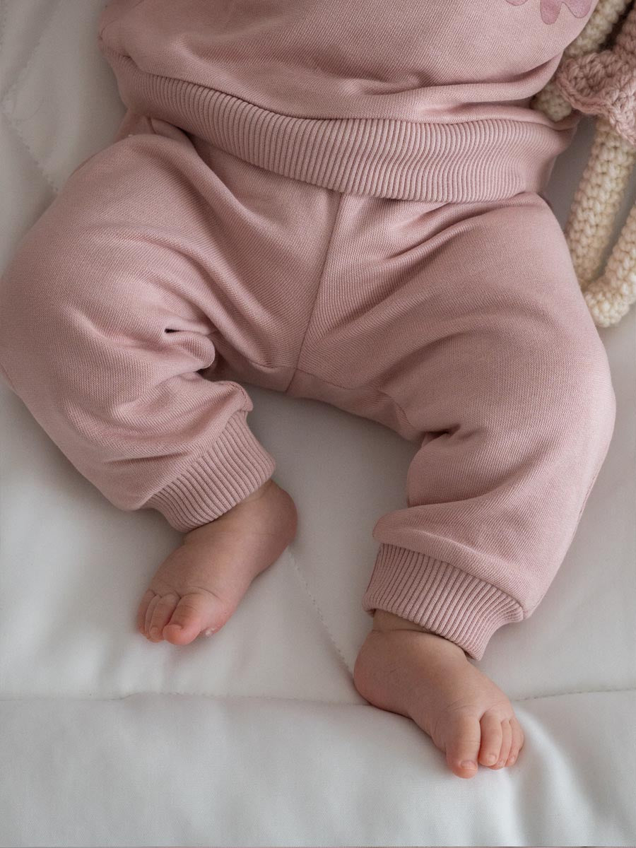 Pantalon Molletonné Rose