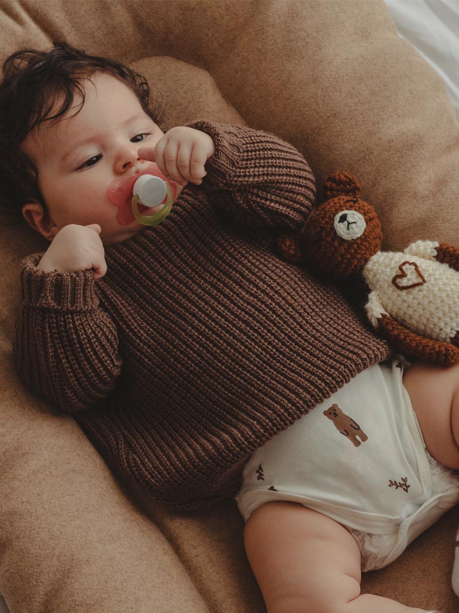 Pull tricot Chocolat